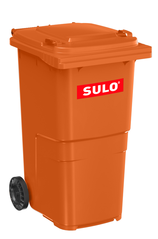 Сміттєвий бак SULO пластиковий помаранчевий 240л